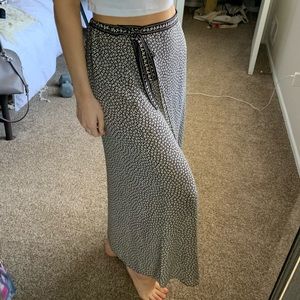 Printed maxi skirt